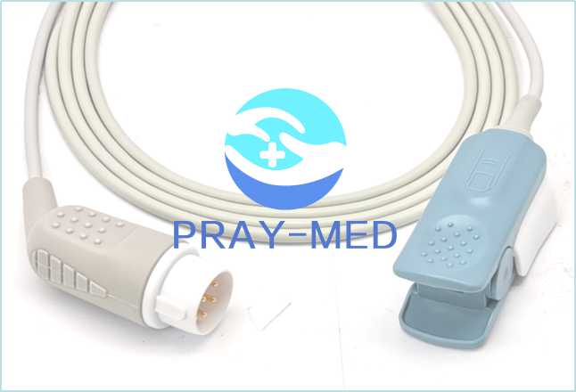 MEK adult finger clip spo2 sensor compatible MP 100, MP 110, MP 400, MP 1000