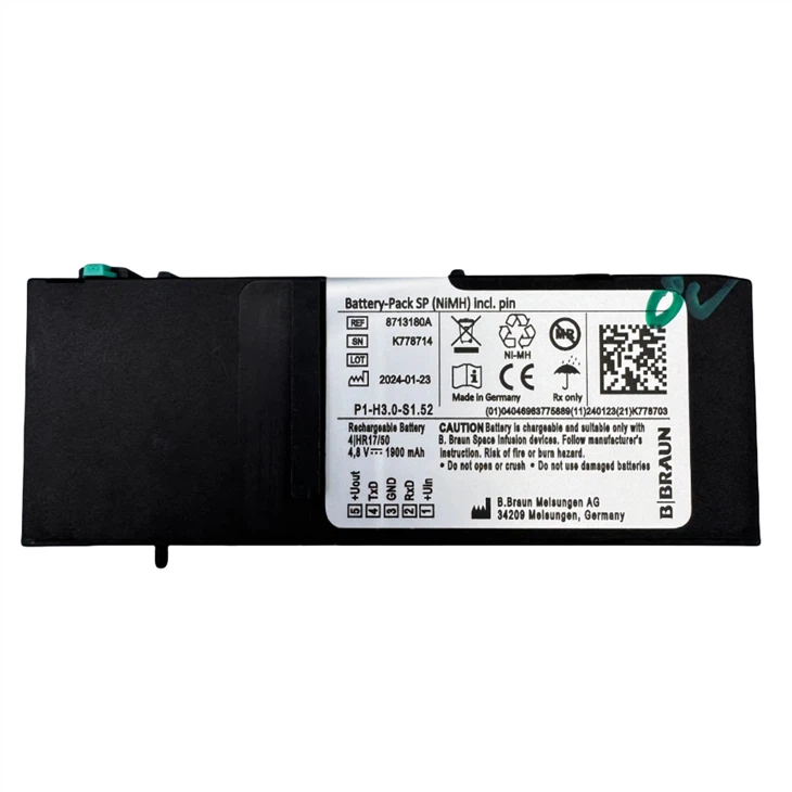 Baterai Pompa Infus Luar Angkasa BB RAUN 8713180A 34520856