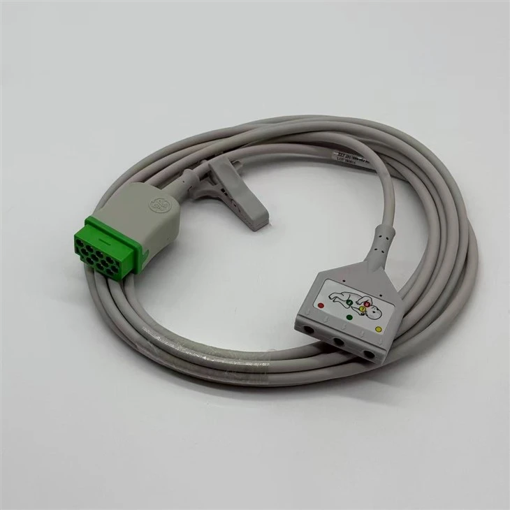GE Marquette ECG Trunk Cables 11 Pin To 3 Pin LeadWire 2017004-003 factory