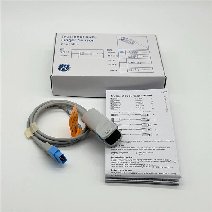 GE TruSignal SpO2 Reusable Finger Sensor TS-F-D