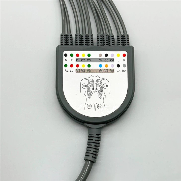 Original Medex EKG Cable 10-Lead Banana IEC