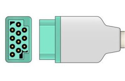 GE Medical Responder2000 10lead EKG Trunk Cable