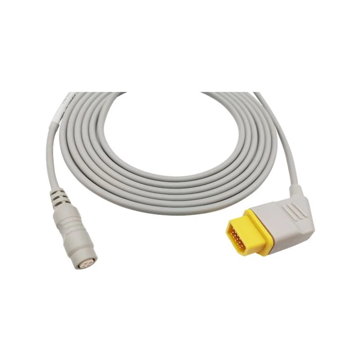 B. Braun 12 Pin Kabel Adaptor Tekanan Darah Transduser IBP untuk Nihon Kohden