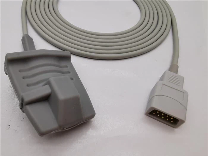 DB9 Langsung SpO2 Probe Sensor Pediatrik Lembut