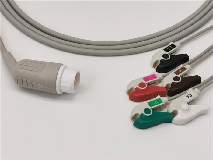 Kabel Adaptor ECG Kompatibel Philips 5 Klip Petunjuk