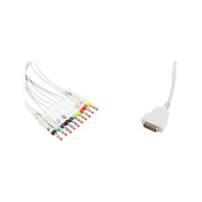 GE Healthcare Sambungan Langsung EKG Cable Leadwire Banana