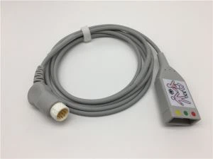 Kabel Trunk Philips 3 Pin ECG 3 Lead