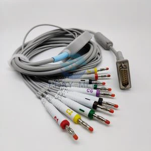 Kabel EKG Lead CardioTech CRT-6D AHA / ICE 10