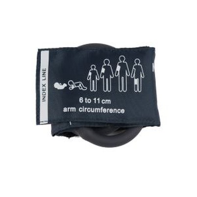 Manset NIBP Dapat Digunakan Kembali Dengan Bladder Dual Tube Neonate