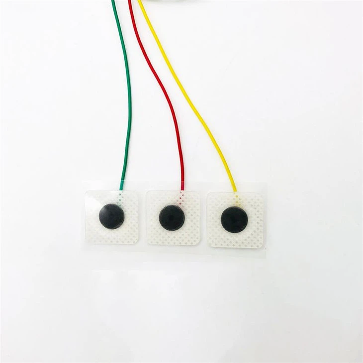 DIN Disposable ECG Compatible Leadwires Electrode 3 Leads