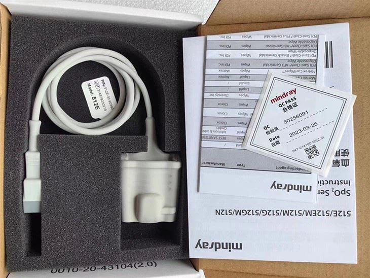 Original Mindray 512E Oxygen Probe Reusable Adult Soft